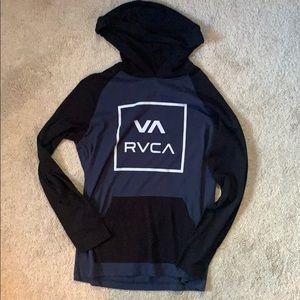 RVCA boys long sleeve hoodie shirt